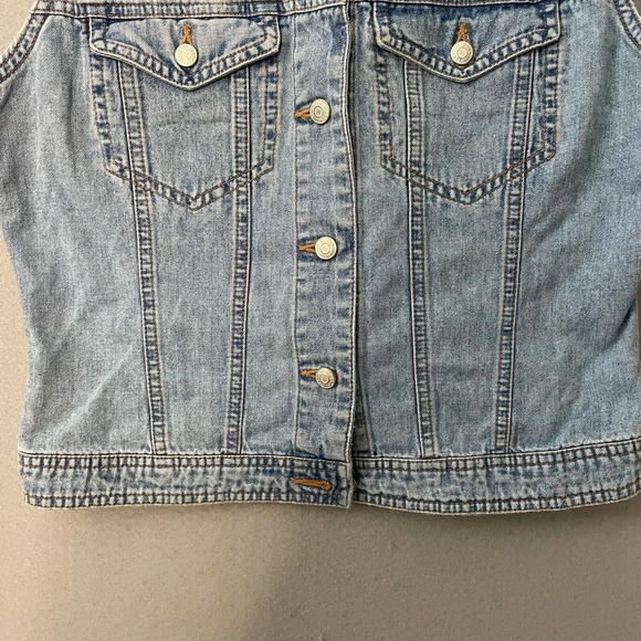Y2k GAP Women Jean Vest - Picture 3 of 9